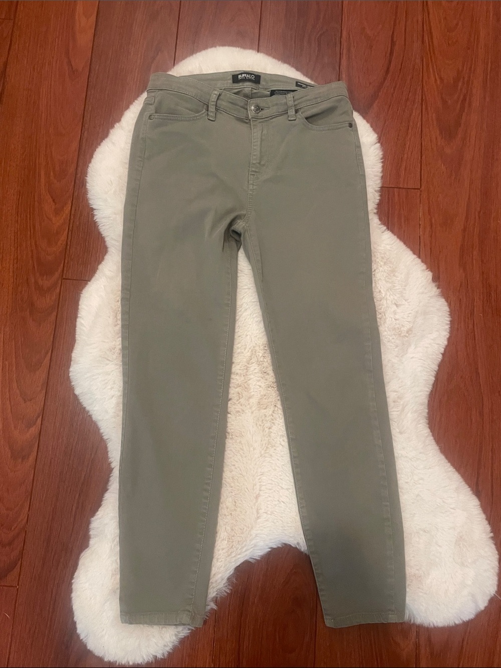 Buffalo David Bitton Havana Ankle Skinny Pants in Olive
